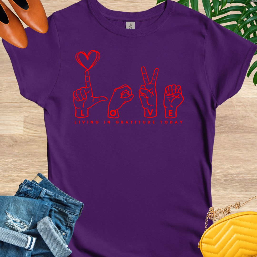 Love - Sign Language T-Shirt