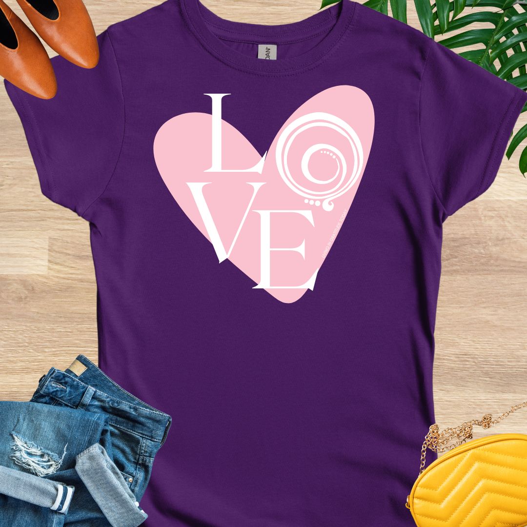 Love, Heart T-shirt