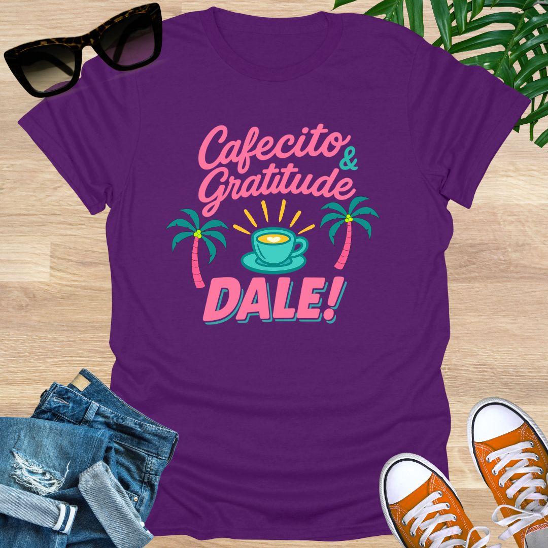 Cafecito & Gratitude Inspirational T-Shirt