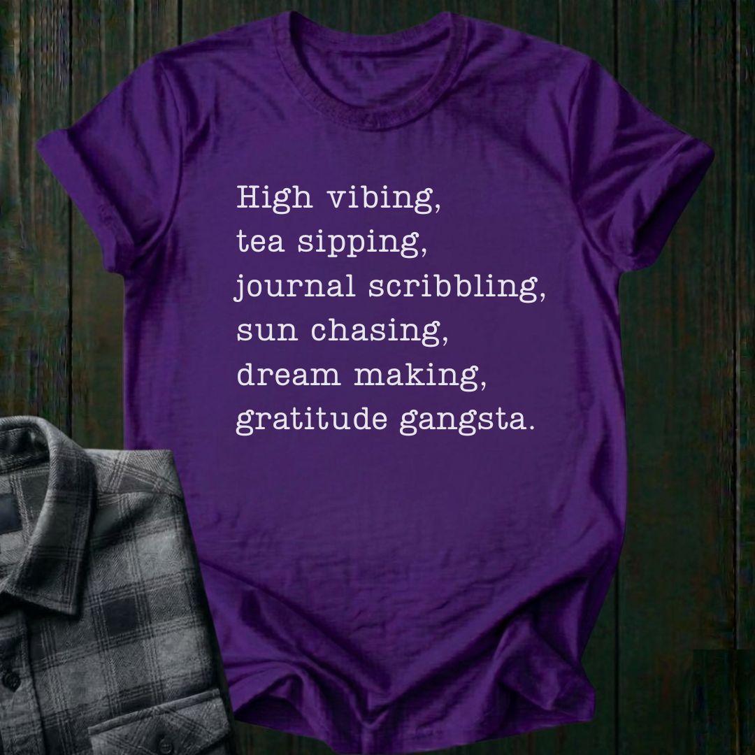 Gratitude Gangsta™ Vibes, Unisex T-Shirt