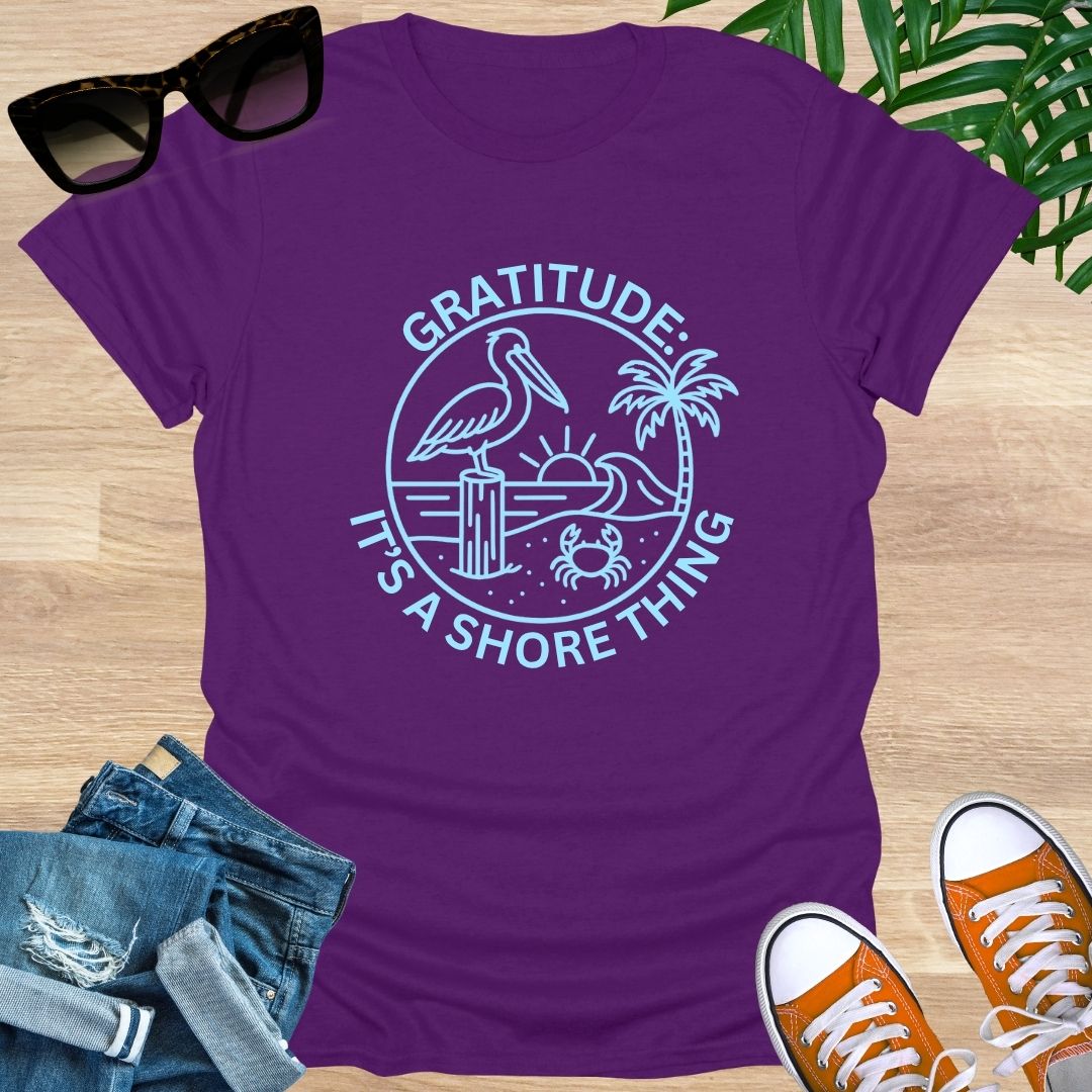 Gratitude: It's a Shore Thing, Unisex T-Shirt