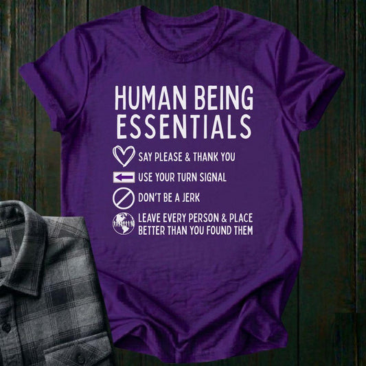 Human Being Essentials (Snarky), Unisex T-Shirt