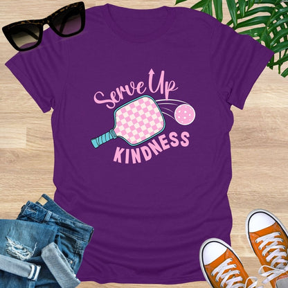 Serve Up Kindness, Pickleball, Unisex T-Shirt