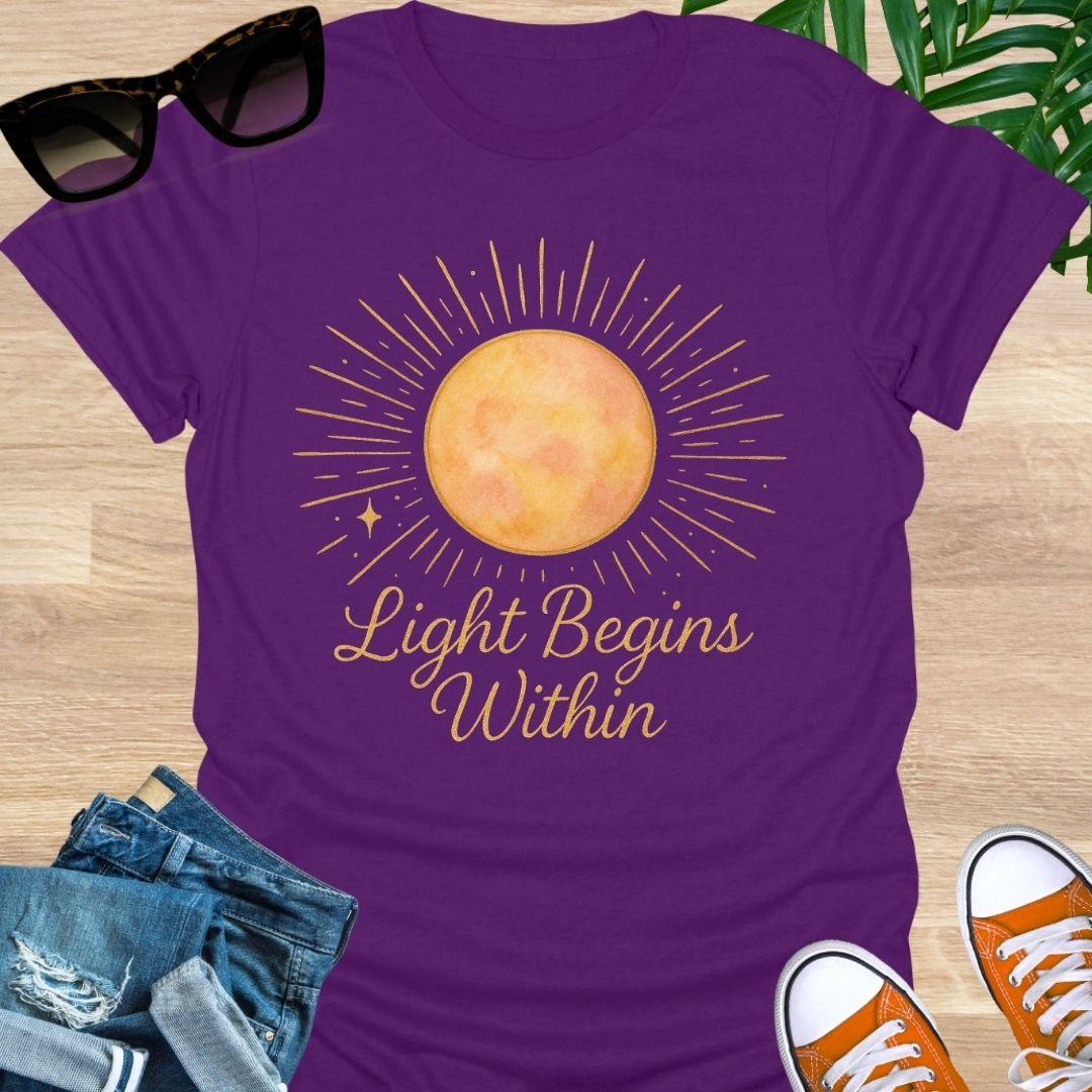 Light Begins Within Unisex T-Shirt