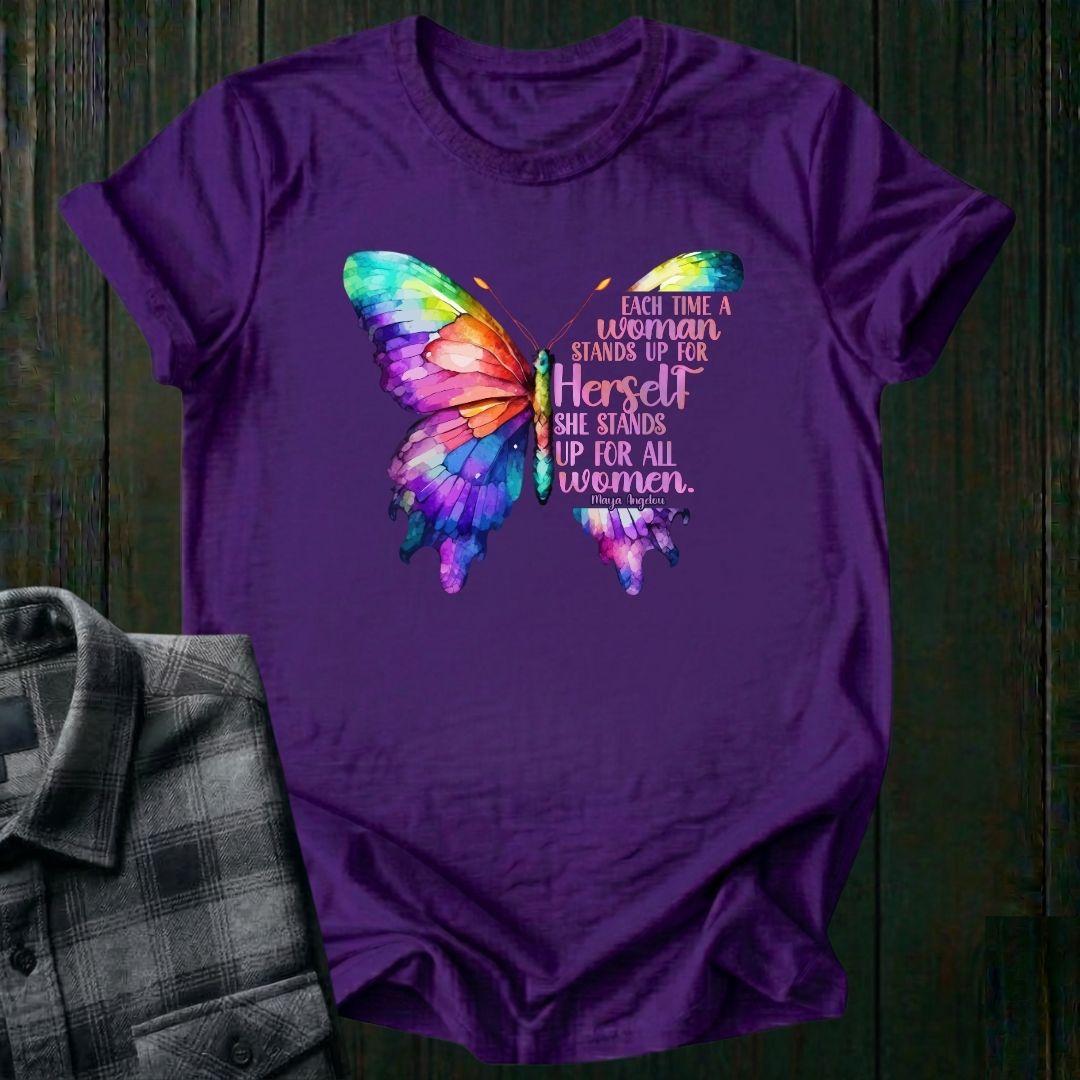 Stand Up For All Women, Butterfly, Unisex T-Shirt
