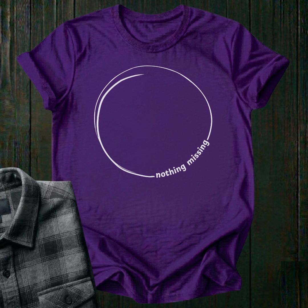 Nothing Missing Line Art Unisex T-Shirt