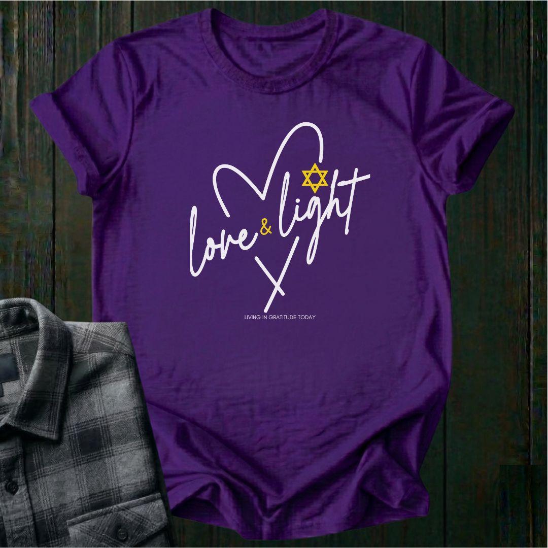 Love and Light Heart, Unisex T-Shirt