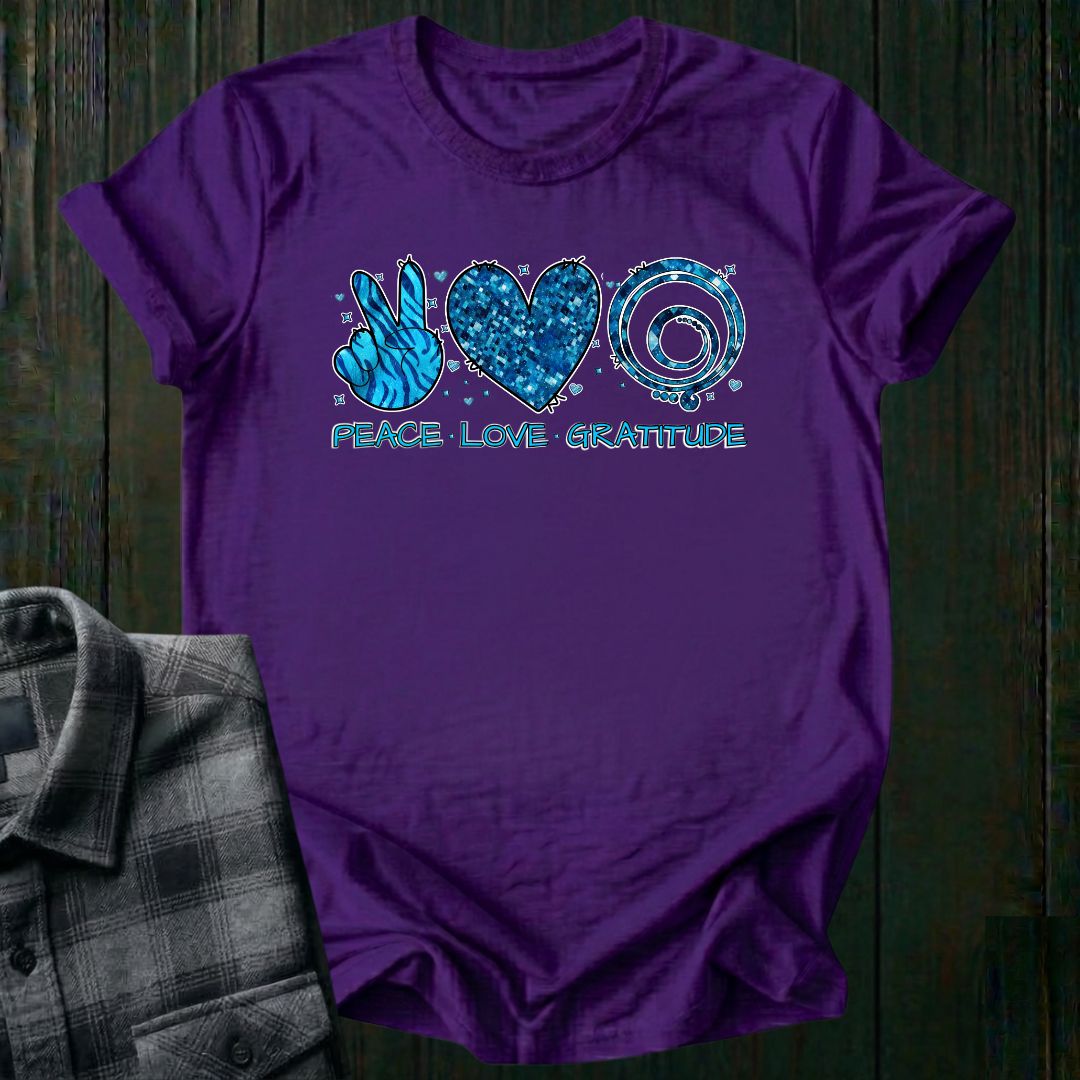 Peace • Love • Gratitude Unisex T-Shirt