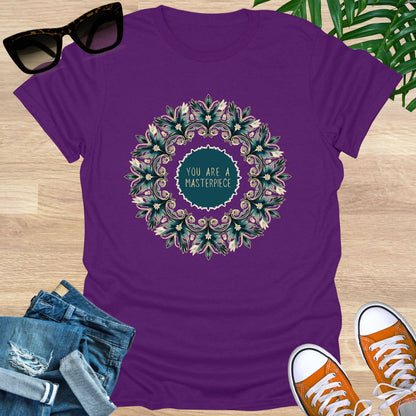 You Are a Masterpiece, Mandala, Unisex T-Shirt