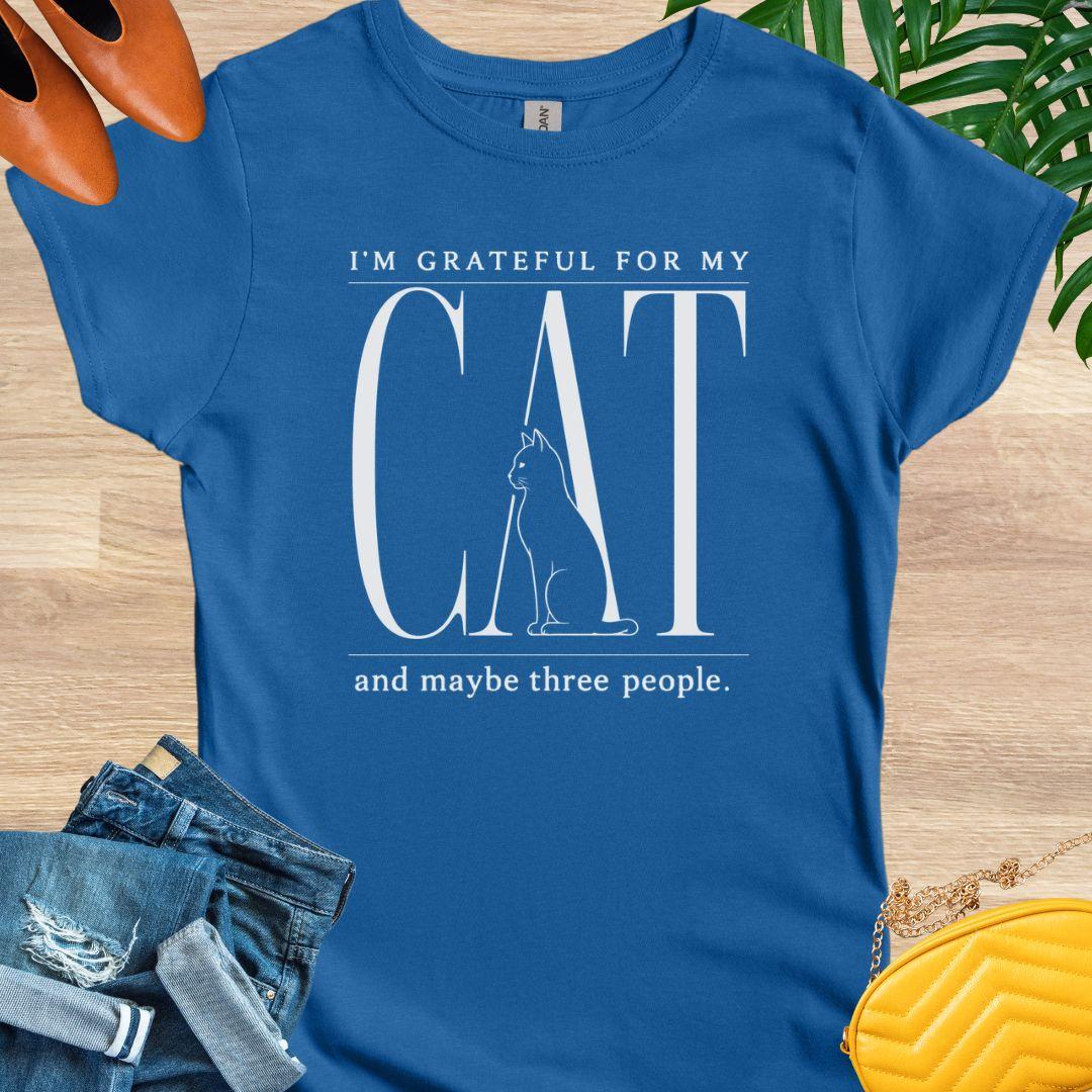 Grateful for My Cat T-shirt