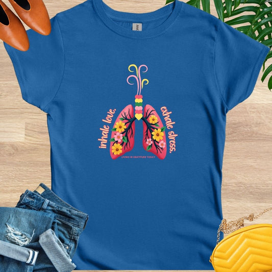 Inhale Love, Exhale Stress T-Shirt