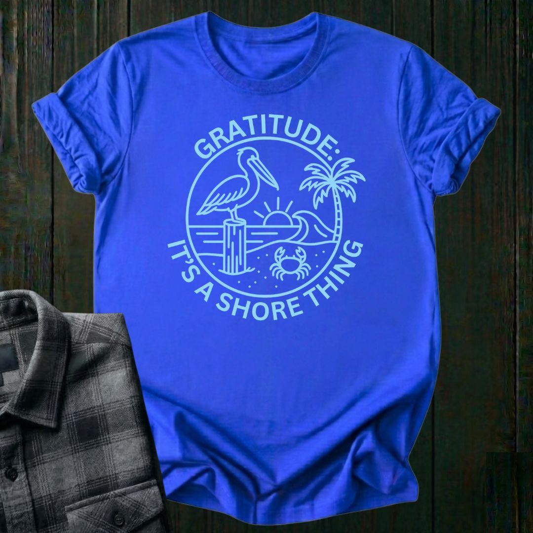 Gratitude: It's a Shore Thing, Unisex T-Shirt
