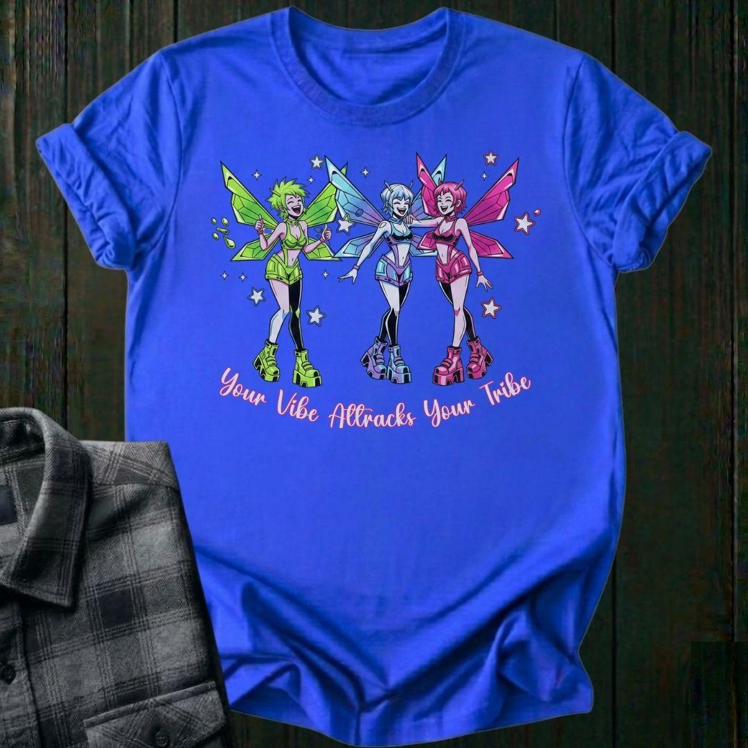 Your Vibe Attracts Your Tribe Fairy Unisex T-Shirt