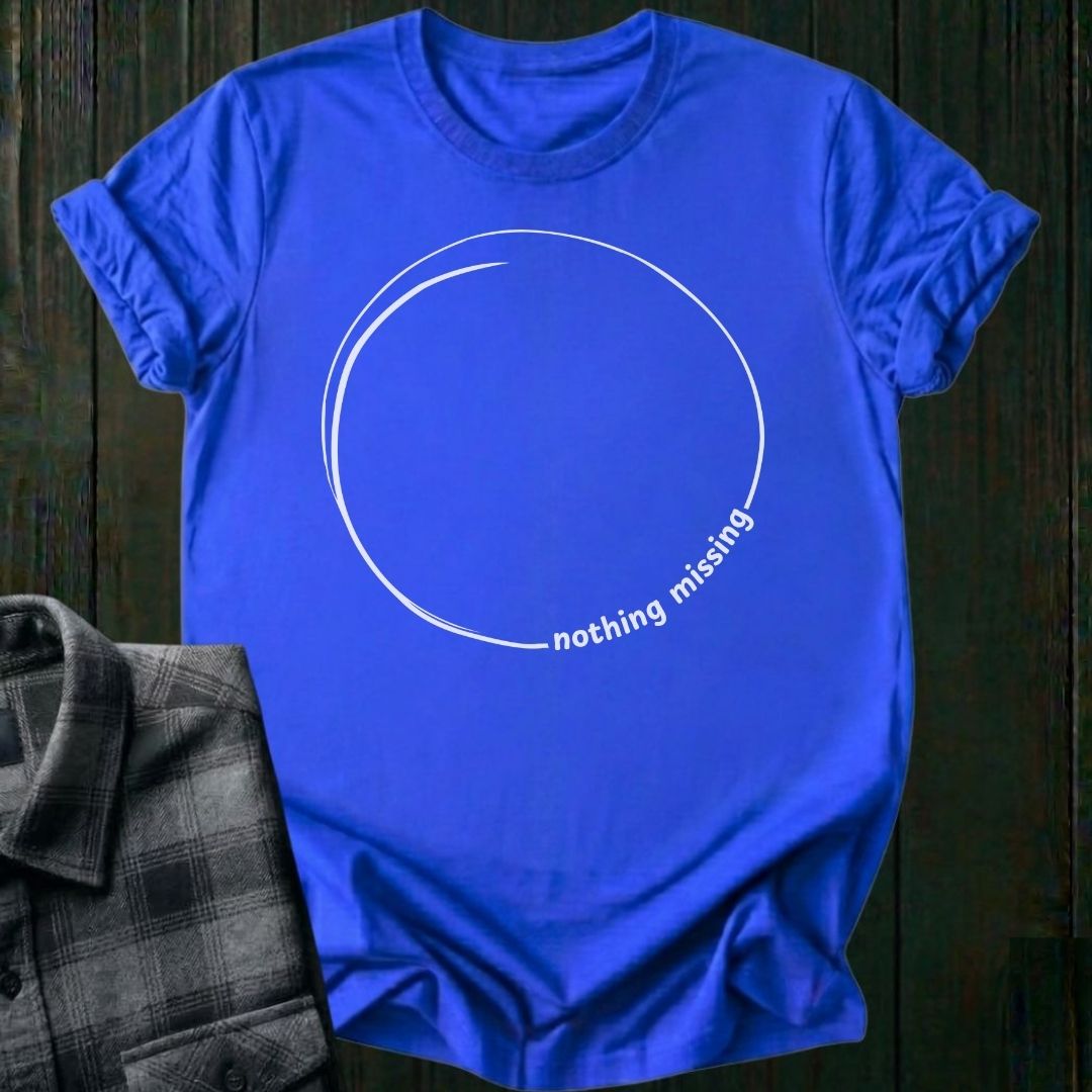 Nothing Missing Line Art Unisex T-Shirt
