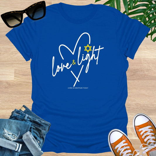 Love and Light Heart, Unisex T-Shirt