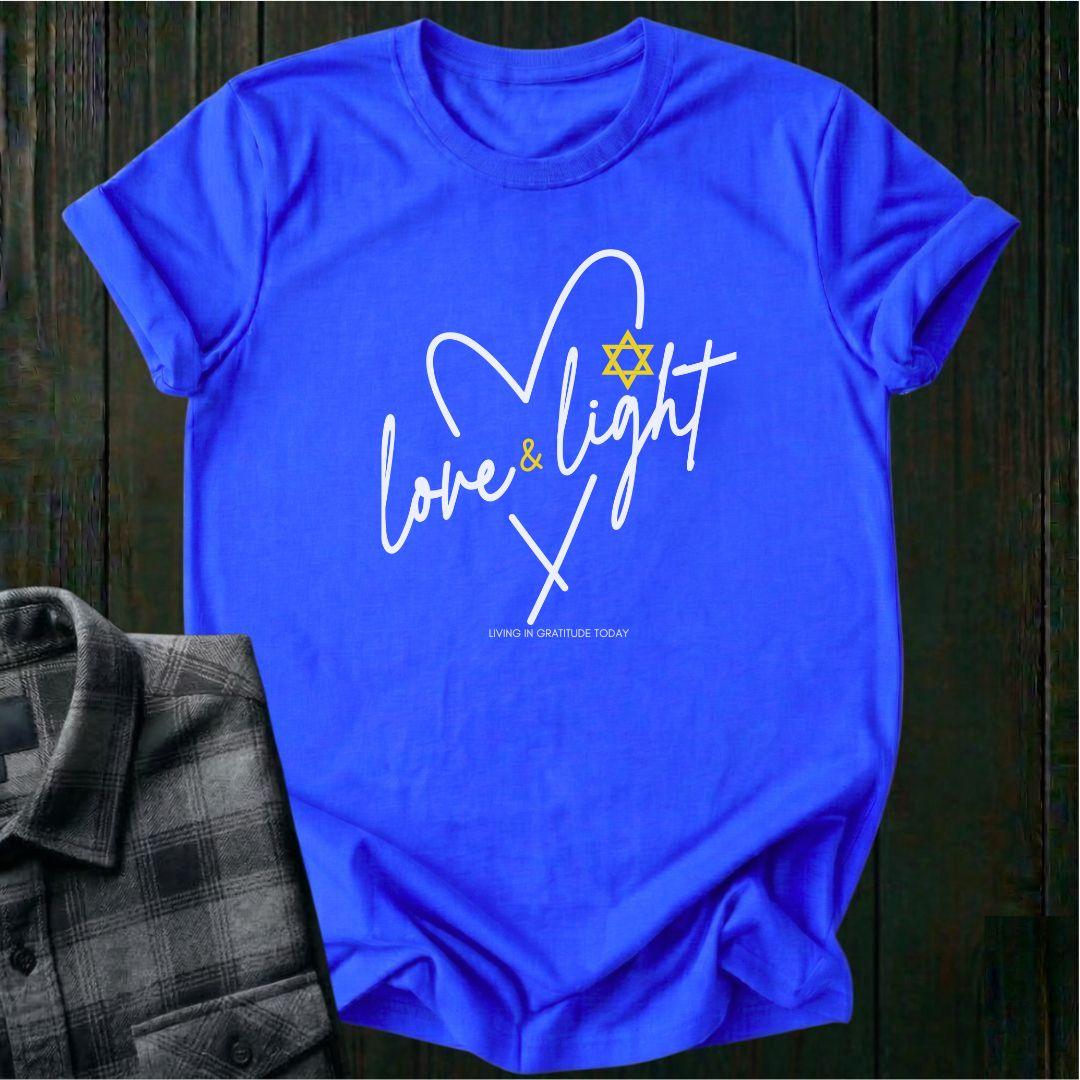 Love and Light Heart, Unisex T-Shirt
