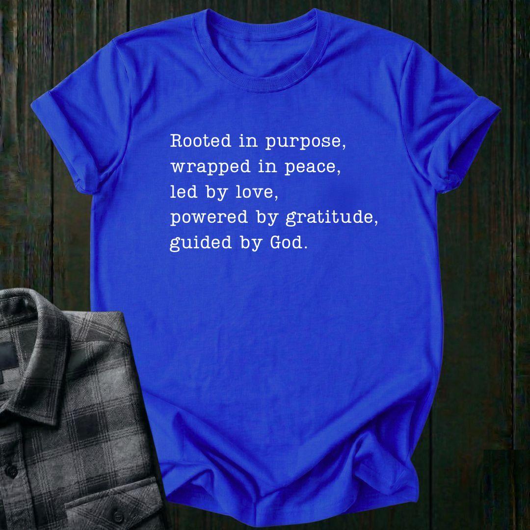 Powered by Gratitude, Unisex T-Shirt