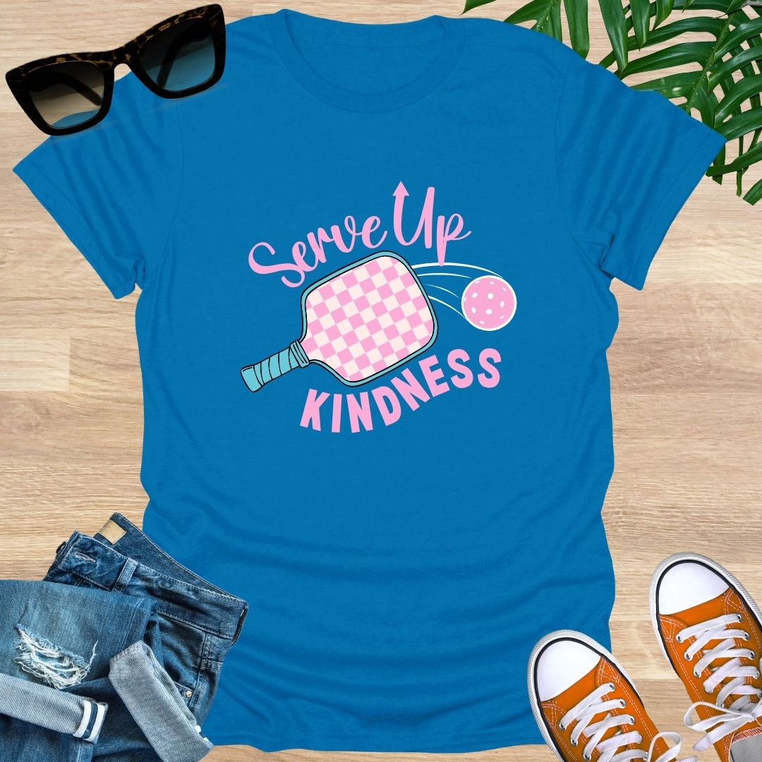 Serve Up Kindness, Pickleball, Unisex T-Shirt
