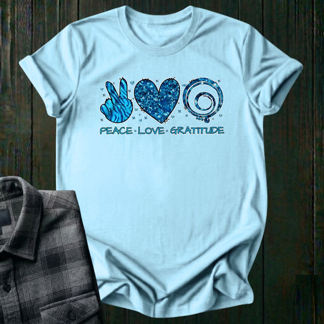 Peace • Love • Gratitude Unisex T-Shirt