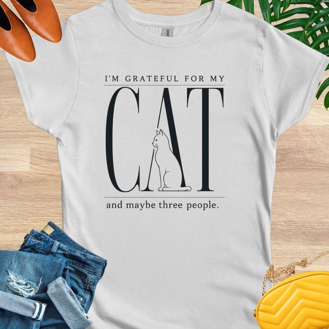 Grateful for My Cat T-shirt