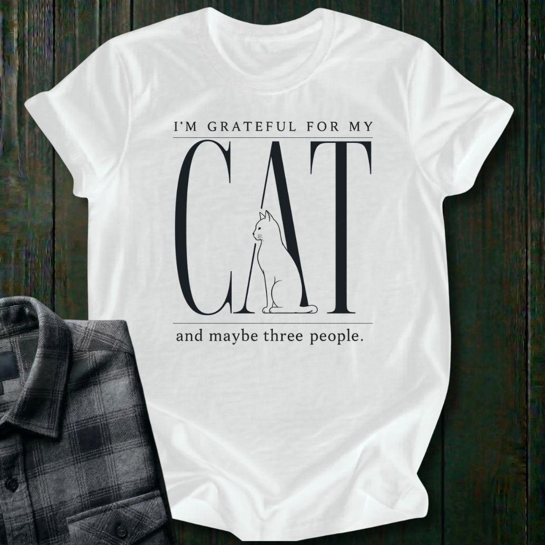 Grateful for My Cat  Unisex T-Shirt
