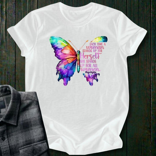 Stand Up For All Women, Butterfly, Unisex T-Shirt