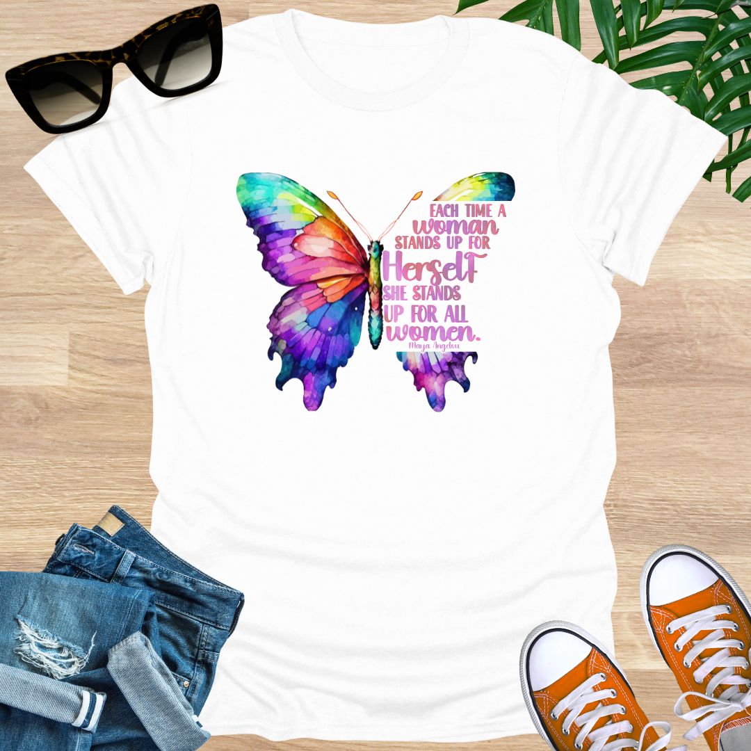 Stand Up For All Women, Butterfly, Unisex T-Shirt