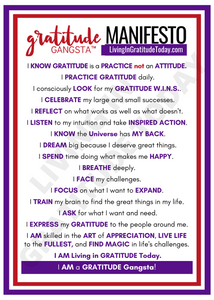 GRATITUDE Gangsta Manifesto